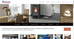 Desktop Screenshot of groeninggmbh.de
